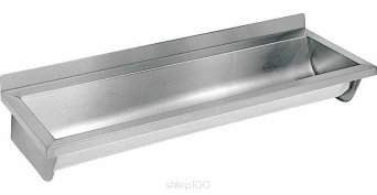 Umywalka ze stali nierdzewnej ECN 6 L- 60 cm lewy odpływ